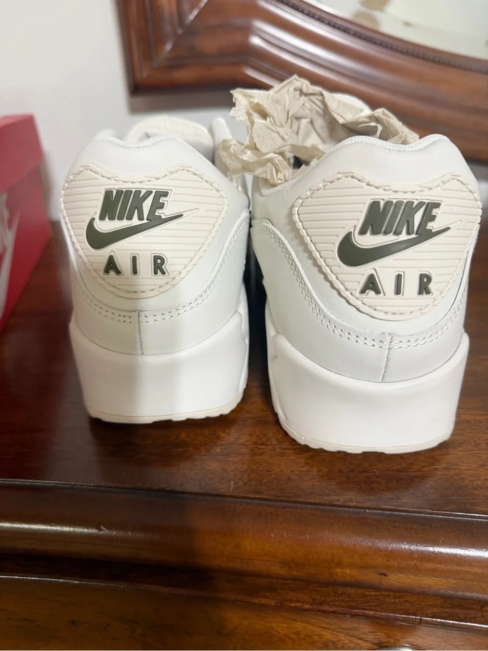 Nike Men's Air Max 90 Sneakers - Cream/Off-White
